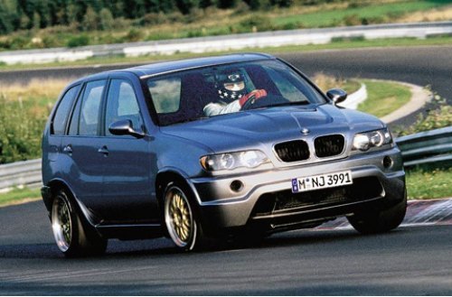 За рулем BMW X5 Le Mans Concept знаменитый немецкий гонщик Ханс-Йоахим Штук (Hans Joachim Stuck)…
