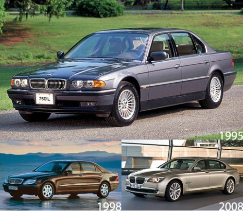 Две марки — два направления. Но кто ведущий? Сначала «семерка» BMW E38 способствовала появлению…