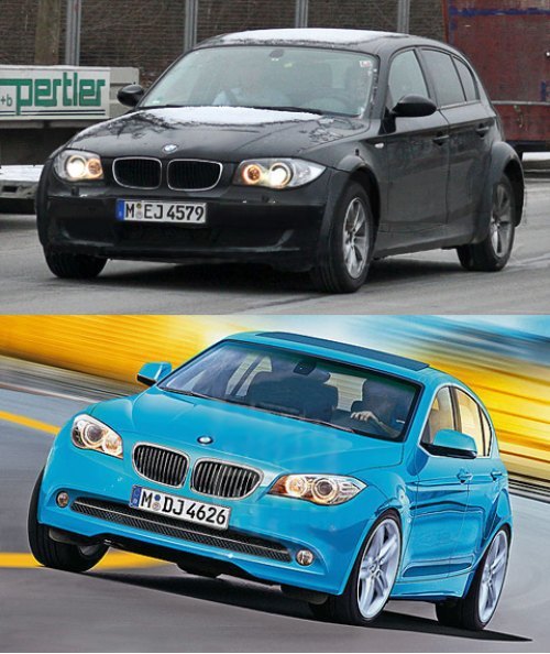 Под прикрытием серийных кузовов новая первая серия BMW уже вышла на дороги общего пользования.…