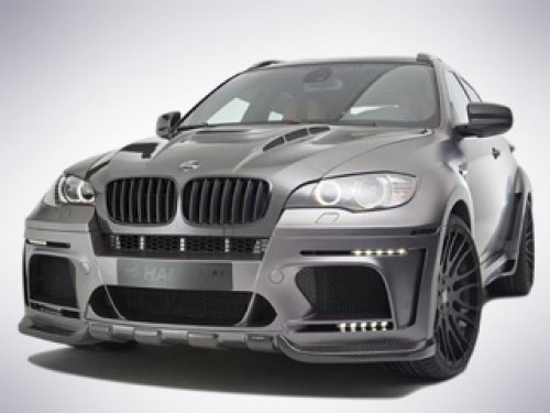 Доработанный тюнерами из ателье Hamann «заряженный» кроссовер BMW X6 M получил матовый окрас…