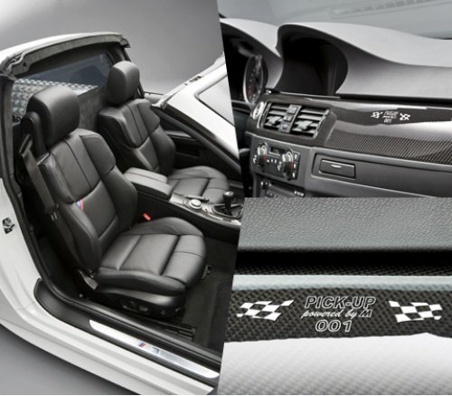 Интерьер пикапа тот же, что и у серийных моделей BMW M3. Понять, что вы находитесь в необычном…