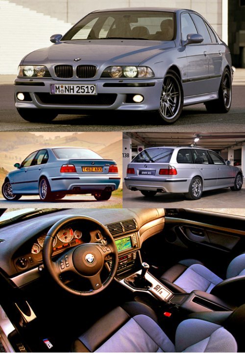 У следующей модели BMW M5 (E39) в гамме версий вновь остался один седан — универсал, показанный на…