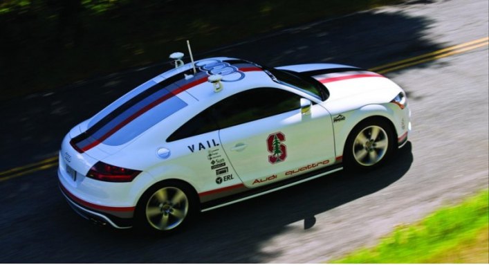 Автоматизированная версия Audi TT успешно принимала участие в гонках Pikes Peak.