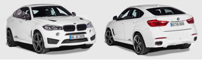 Как и для M4, для паркетника BMW X6 тюнеры предложили заниженную на 30 мм подвеску.