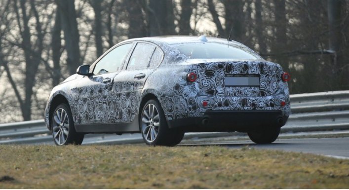 Седан идет по стопам переднеприводных соперников Audi A3 и Mercedes CLA.