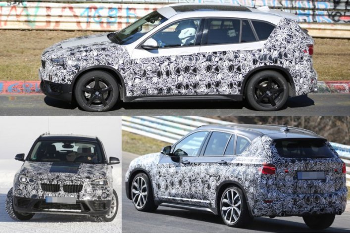 На новой порции снимков у BMW X1 заметно меньше камуфляжной пленки. Теперь можно рассмотреть…
