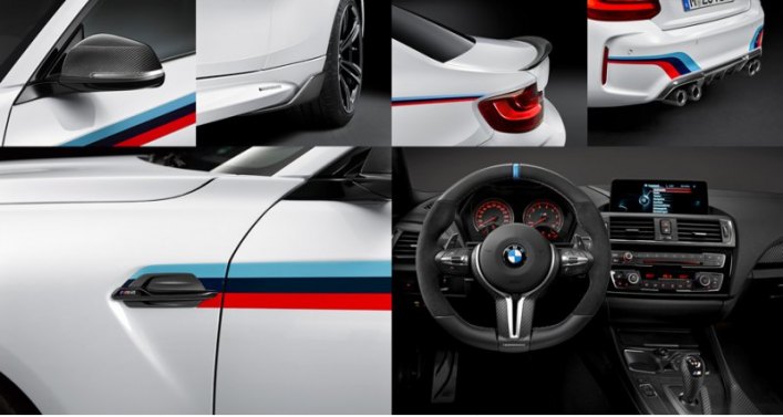 Изображений купе M2 с пакетом M Performance пока нет — есть лишь детали, из которых мы и собрали…