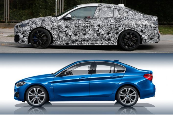 Модель 2 Series Gran Coupe (вверху) баварцы выпустят против следующего Мерседеса CLA, а седан…