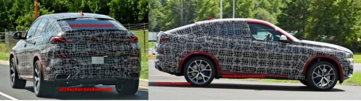 Задними фонарями «икс-шестой» напомнит BMW X4 последнего поколения, а трапециевидные бутафорские…
