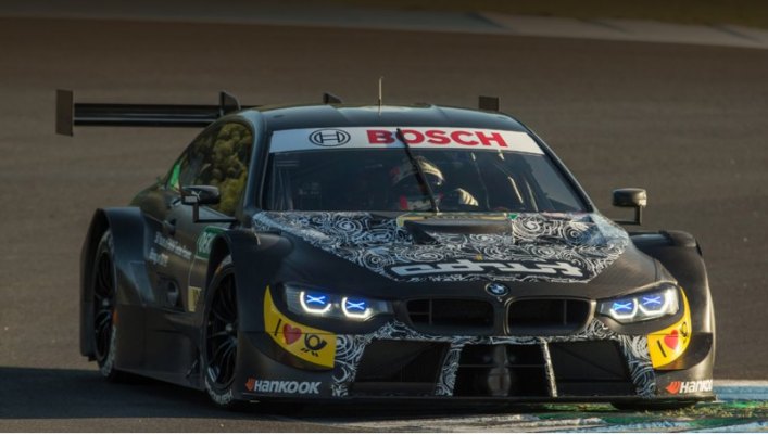 Как и раньше, M4 DTM почти не имеет общих деталей с серийной сестрой M4. Тут углепластиковый…
