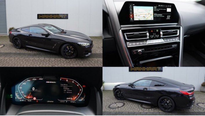 Ателье Manhart уже получило черную M850i для перекройки. Результат покажут только в 2019-м, может…