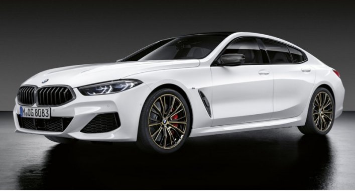 Седан BMW 8 Series Gran Coupe с компонентами M Performance Parts примерно показывает, в каком ключе…