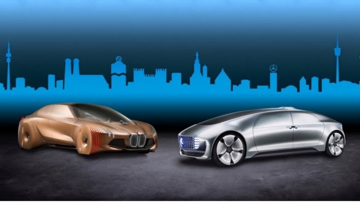Если год назад подобную иллюстрацию опубликовал только Daimler, то нынче эту картинку выложили оба…