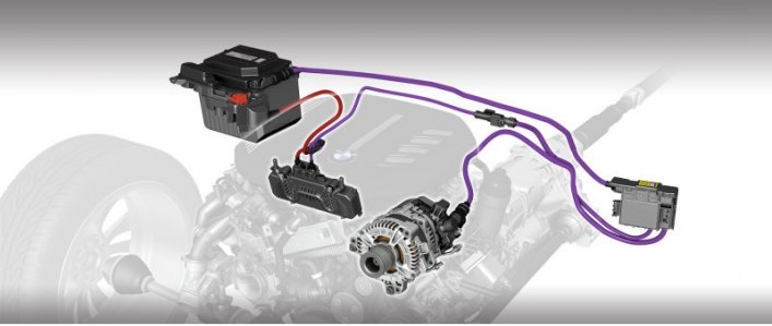 В 48-вольтовую систему Mild Hybrid входят тяговая батарея, стартер-генератор, а также…