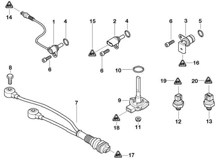 Комплексная система питания двигателя (Ремонт двигателей М54/М56 и S54)