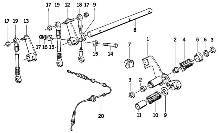 Регулировка положения дроссельных заслонок (Ремонт двигателей S38)