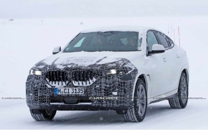 Обновленный BMW X6 G06 выехал на тесты: первые фото