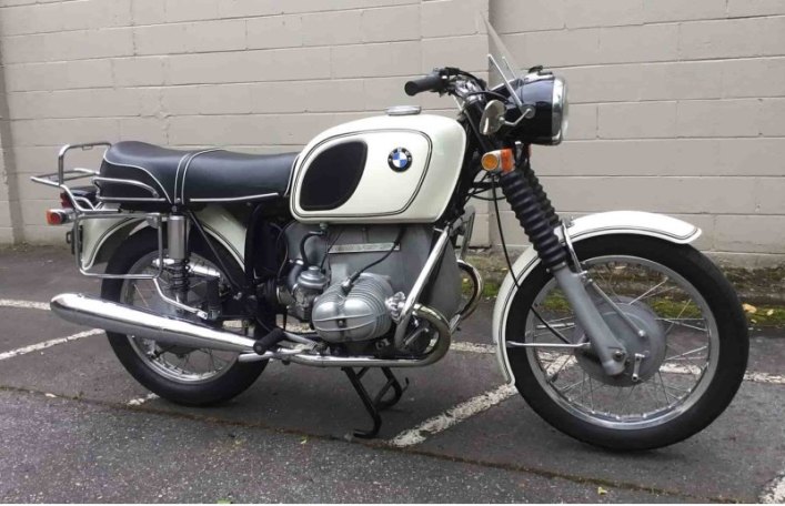 На аукцион выставили восстановленный BMW R75/5 1971 года выпуска