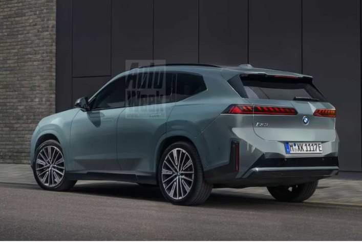 Новый BMW iX3. Рендер: Autoweek