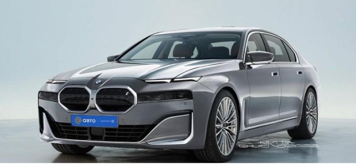 Представлены первые независимые рендеры электрической «семерки» BMW