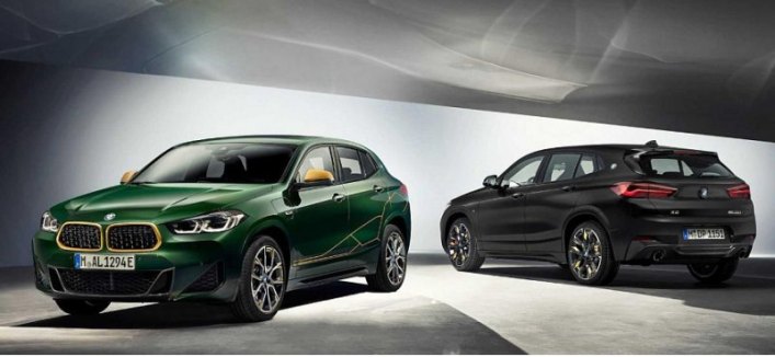 Компания BMW представила кроссовер X2 в «золотой» версии Edition GoldPlay