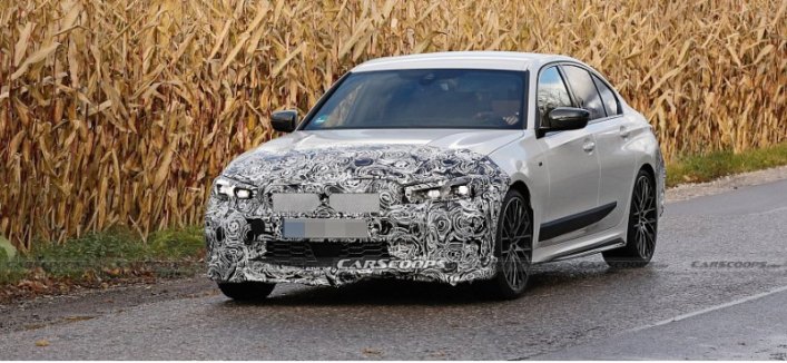 Новый BMW 3-Series 2023 года с фейслифтингом запечатлели в деталях M-Performance