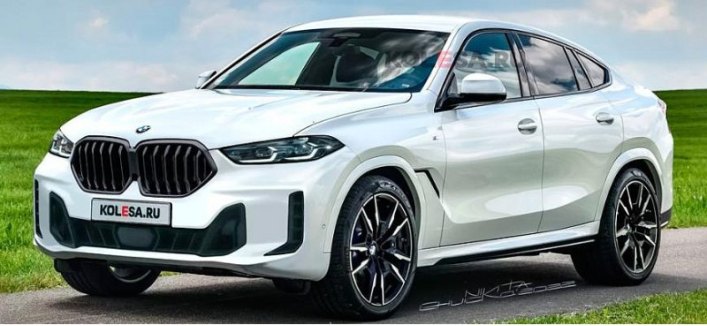 Первые изображения обновленного кроссовера BMW X6 2023 года появились в Интернете