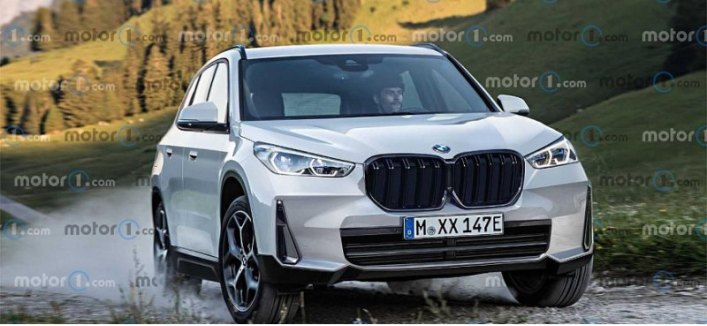 В Сети появились неофициальные рендеры кроссовера BMW X1 2023 модельного года