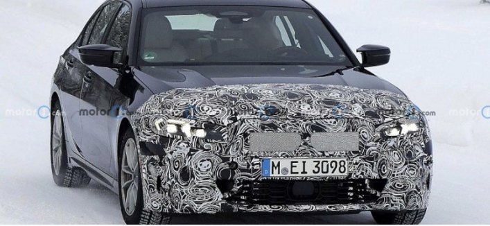 На тестах замечен прототип электрического седана BMW i3 2023 модельного года