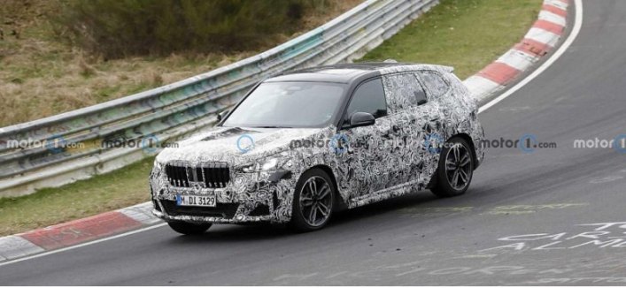 Кроссовер BMW X1 следующего поколения замечен на трассе Нюрбургринг