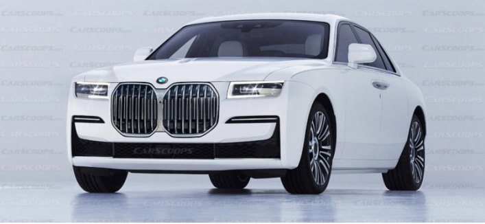 BMW 7-й серии примерил образ Rolls-Royce Ghost на новых рендерах