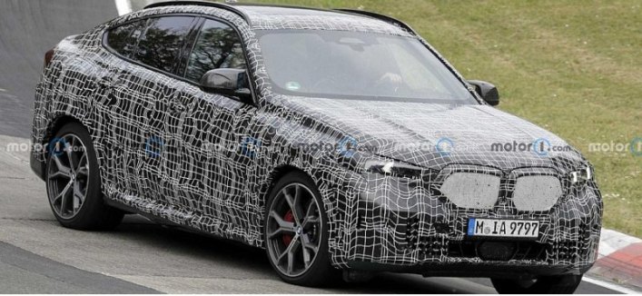 Компания BMW тестирует прототип обновленного кроссовера X6