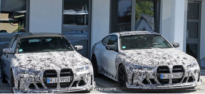 Новый BMW M3 CS 2024 года вышел на тесты как четырехдверный M4 CSL с отдачей на 533 л.с.