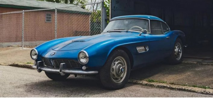 Редкий экземпляр BMW 507 на 43 года забыли в гараже и сейчас продают за 2 миллиона долларов