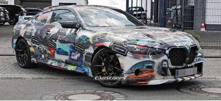 Современный 3.0 CSL Hommage от BMW показали на шпионских фото