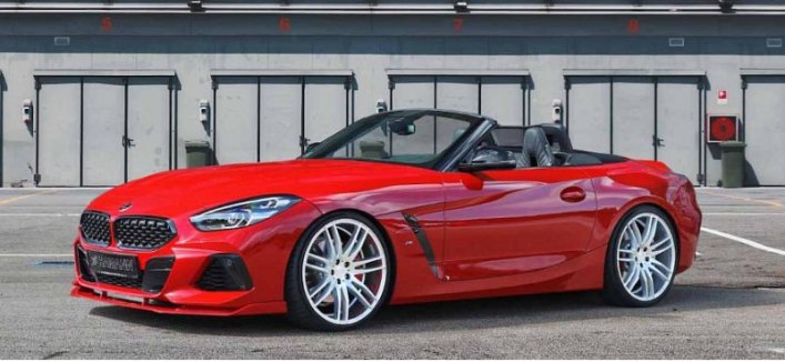 После тюнинга, этот BMW Z4 стал выглядеть еще более элегантно