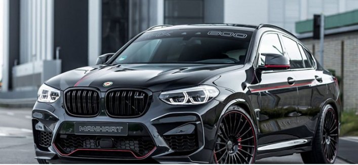 Тютинг-ателье MANHART выпустило 635-сильный спортивный BMW X4 M Competition