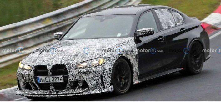 На Нюрбургринге замечен прототип 540-сильного седана BMW M3 CS