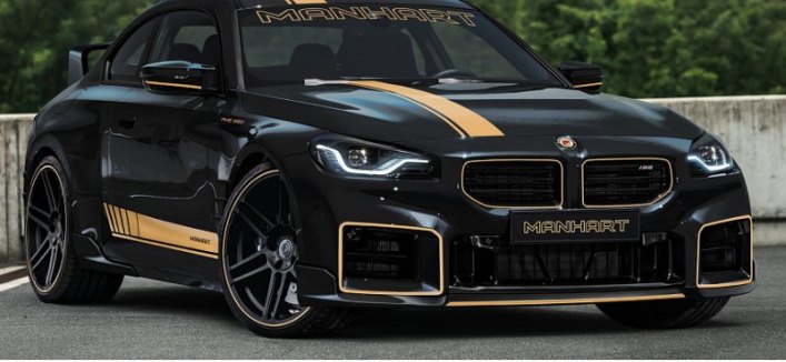 Тюнинг-ателье Manhart доработало BMW M2 с 552 л.с. и фиксированным задним антикрылом