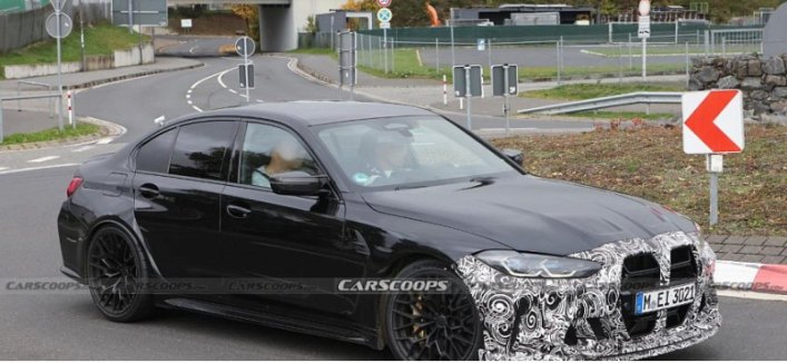 BMW M3 CS 2024 года показали на шпионских фото в преддверии дебюта