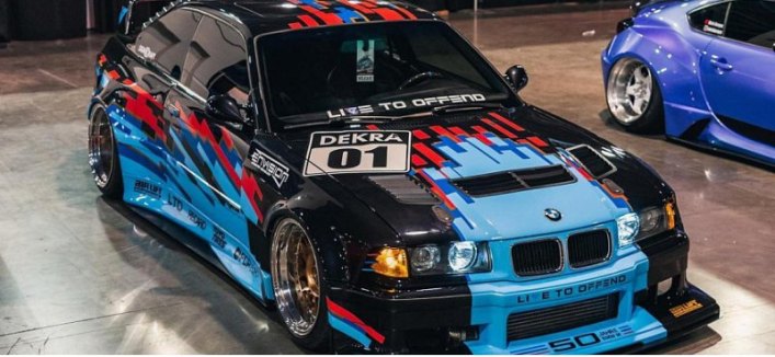 BMW M3 E36 с новым обвесом для SEMA-2022 выглядит безумнее, чем GTR