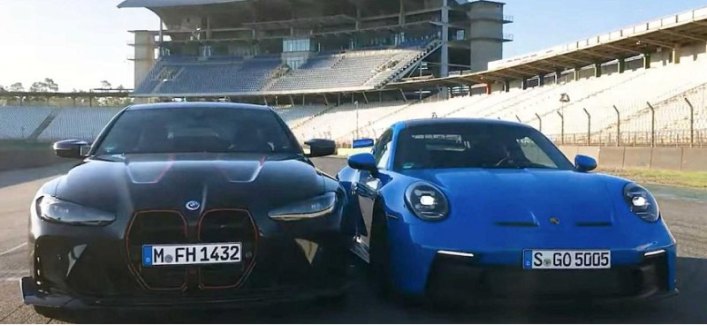 Сможет ли Porsche 911 GT3 обогнать BMW M4 CSL?