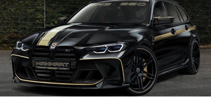 Тюнинг-ателье Manhart анонсировало тюнингованный 641-сильный кроссовер BMW M3 Touring
