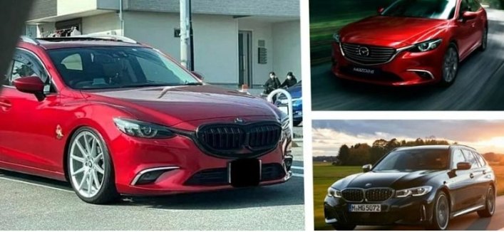 Этому универсалу Mazda6 отлично подходит стиль BMW