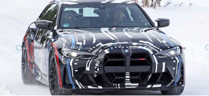 На тестах замечен прототип суперкара BMW M с четырьмя электромоторами