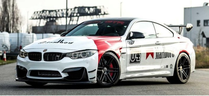 Редкий BMW M4 DTM от ателье Manhart выдает 708 л.с. мощности