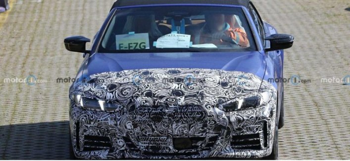 Компания BMW тестирует обновленный кабриолет BMW 4 Series