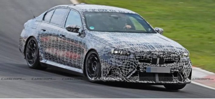 Седан BMW M5 нового поколения с 800-сильным мотором впервые показали вживую