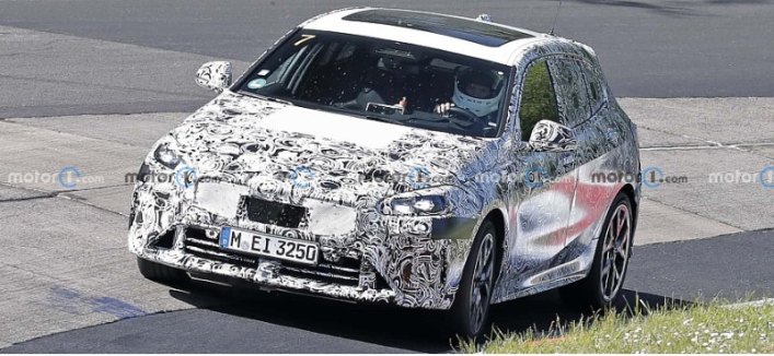 BMW протестировала на Нюрбургринге обновленный BMW 1-Series с меньшим количеством камуфляжа