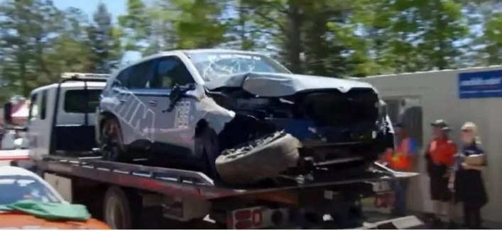 Суперкроссовер BMW XM разбился в попытке побить рекорд Lamborghini на Пайкс-Пик